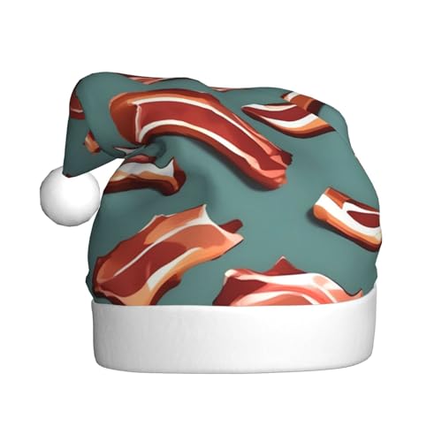 BGSHJVF Weihnachtskappe mit geripptem Speck, Uni Erwachsener Weihnachtsmann, bequeme Weihnachtshut für Neujahrsfeier BGSHJVF Weihnachtskappe mit geripptem Speck, Uni Erwachsener Weihnachtsmann, bequeme Weihnachtshut für Neujahrsfeier von BGSHJVF