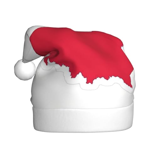 BGSHJVF Weihnachtskappe mit polnischem Flaggendruck, Weihnachtshut, Urlaub Hauch für Erwachsene, bequeme Weihnachtshut für Neujahrsfeier BGSHJVF Weihnachtskappe mit polnischem Flaggendruck, Weihnachtshut, Urlaub Hauch für Erwachsene, bequeme Weihnachtshut für Neujahrsfeier von BGSHJVF