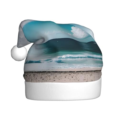 BGSHJVF Weiße Wolke gedruckt Weihnachtskappe für Erwachsene, Uni, bequeme Weihnachtskappe für Silvester-Party BGSHJVF Weiße Wolke gedruckt Weihnachtskappe für Erwachsene, Uni, bequeme Weihnachtskappe für Silvester-Party von BGSHJVF