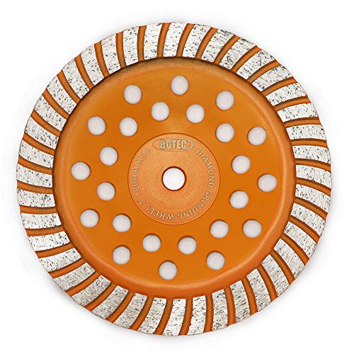 BGTEC Diamant Schleifscheibe 180mm - Diamant Schleiftopf für Stein, Beton, Fliesenkleber, Granit, Mauerwerk - Professional Schleifteller BGTEC Diamant Schleifscheibe 180mm - Diamant Schleiftopf für Stein, Beton, Fliesenkleber, Granit, Mauerwerk - Professional Schleifteller von BGTEC