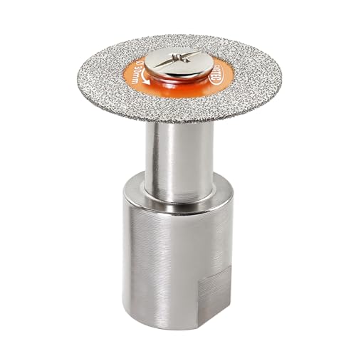 BGTEC Diamant Trennscheibe für Glas - 30MM Glasschneidscheibe mit M14 Gewindeflansch für Glas Jade Kristall Weinflasche Fliese BGTEC Diamant Trennscheibe für Glas - 30MM Glasschneidscheibe mit M14 Gewindeflansch für Glas Jade Kristall Weinflasche Fliese von BGTEC