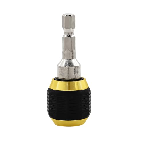 BGTEC Schnellspannbohrfutter Bohrfutter Adapter 6.35MM Zoll Sechskantschaft, Schnellwechsel Bohrfutter von BGTEC
