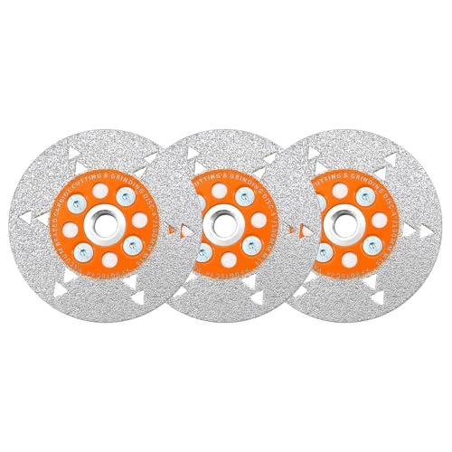 Hartgelötet Zementiert Hartmetall Trennen und Schleifen von Klingen BGTEC 100MM Doppelseitig Kreissägeblatt zum Schneiden und Schleifen von Holz mit M14-Flansch, 3 STÜCK Hartgelötet Zementiert Hartmetall Trennen und Schleifen von Klingen BGTEC 100MM Doppelseitig Kreissägeblatt zum Schneiden und Schleifen von Holz mit M14-Flansch, 3 STÜCK von BGTEC