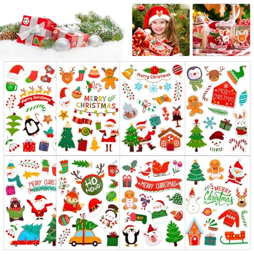 16 Blatt Aufkleber Weihnachten, Weihnachtssticker Selbstklebend, Weihnachtsaufkleber Weihnachtsdeko, Sticker Weihnachten Kinder, Für Umschlag Geschenktüten Papiertüten Weihnachtskarten 16 Blatt Aufkleber Weihnachten, Weihnachtssticker Selbstklebend, Weihnachtsaufkleber Weihnachtsdeko, Sticker Weihnachten Kinder, Für Umschlag Geschenktüten Papiertüten Weihnachtskarten von BGTLJKD
