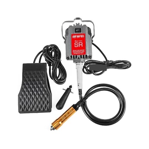 230 W SR Flex-Schaftfräser mit Fußpedal, 6,5 mm Bohrfutter, for Aufhängen, flexible Schmuckpoliermaschine, rotierendes Steinschnitzwerkzeug für Messer, Siegel, Schmuck, Glas, Edelsteine 230 W SR Flex-Schaftfräser mit Fußpedal, 6,5 mm Bohrfutter, for Aufhängen, flexible Schmuckpoliermaschine, rotierendes Steinschnitzwerkzeug für Messer, Siegel, Schmuck, Glas, Edelsteine von BGTSF