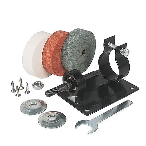 BGTSF Keramik Messer Schleifen Schleif Rad Messer Schleifer Jade Mini Elektrische DIY Polieren Maschine Halterung Schutz Abdeckung Rad Stehen für Messer, Siegel, Schmuck, Glas, Edelsteine(Group 6) von BGTSF