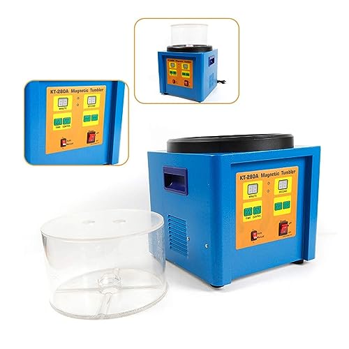 KT-280A Magnetischer Tumbler-Finisher, Schmuckpolierer, Finishing-Maschine, Digitalanzeige und Timer für Messer, Siegel, Schmuck, Glas, Edelsteine KT-280A Magnetischer Tumbler-Finisher, Schmuckpolierer, Finishing-Maschine, Digitalanzeige und Timer für Messer, Siegel, Schmuck, Glas, Edelsteine von BGTSF