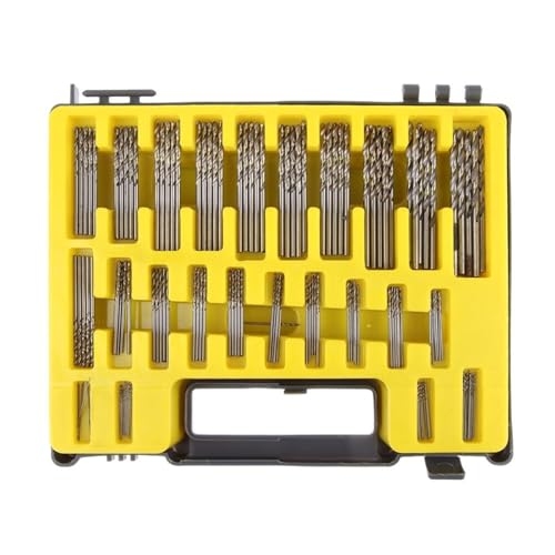 Lochsäge, 150-teiliges Mini-Spiralbohrer-Set, 0,4 Mm – 3,2 Mm, Kleines Bohrer-Boxöffner-Lochset For Die Holzbearbeitung, Kunststoff Und Aluminium, HSS-Bohrer-Set(150PC Drill With Box) von BGTSF