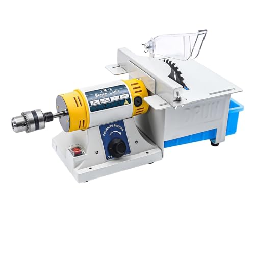 Mini-Tischkreissäge, multifunktional, Holzbearbeitung, 10000 U/min, Edelstein, Schmuck, Stein, Polieren, Puffer, Schneidemaschine, Drehbank, Schleifmaschine, 320 W für Messer, Siegel, Schmuck, Glas, E Mini-Tischkreissäge, multifunktional, Holzbearbeitung, 10000 U/min, Edelstein, Schmuck, Stein, Polieren, Puffer, Schneidemaschine, Drehbank, Schleifmaschine, 320 W für Messer, Siegel, Schmuck, Glas, E von BGTSF