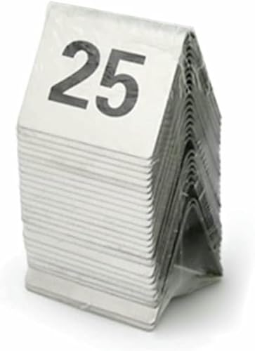 Tischnummern, Tischnummernkarten aus Edelstahl, Sitzplatznummern für Restaurant, Café, Bar Tischnummern, Tischnummernkarten aus Edelstahl, Sitzplatznummern für Restaurant, Café, Bar von BGVYFXEZ