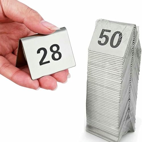 Tischnummern aus Metall, Schilder mit Zeltnummernkarten, stapelbare Tischnummern im Zeltstil für Bars, Restaurants, Cafés oder Hochzeitsempfänge Tischnummern aus Metall, Schilder mit Zeltnummernkarten, stapelbare Tischnummern im Zeltstil für Bars, Restaurants, Cafés oder Hochzeitsempfänge von BGVYFXEZ