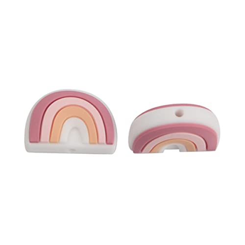 10 Stücke Regenbogen Silikon Perlen Silikon Für DIY Kette Zubehör Spielzeug-10 STÜCKE Rosa 10 Stücke Regenbogen Silikon Perlen Silikon Für DIY Kette Zubehör Spielzeug-10 STÜCKE Rosa von BHADANI