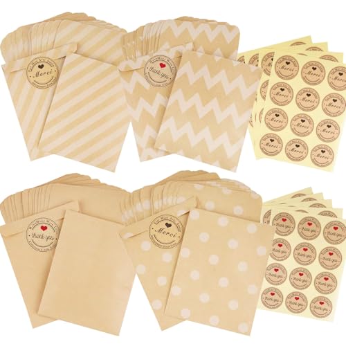 100 Stk 9x12.5cm 4 Arten Papiertüten Mini Geschenktüten Weihnachten mit Aufklebern Tüten Weihnachtstüten Papiertaschen Klein Geschenk Papierbeutel für Hochzeit Süßigkeiten Weihnachten 100 Stk 9x12.5cm 4 Arten Papiertüten Mini Geschenktüten Weihnachten mit Aufklebern Tüten Weihnachtstüten Papiertaschen Klein Geschenk Papierbeutel für Hochzeit Süßigkeiten Weihnachten von BHGT