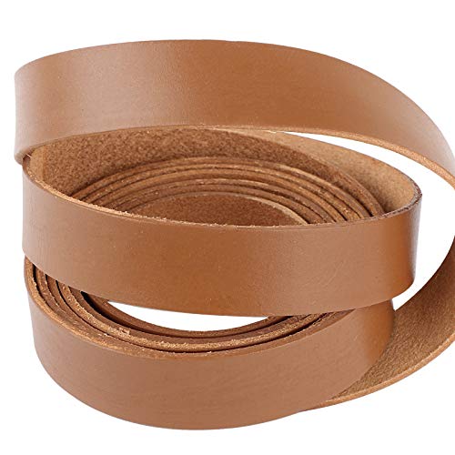 2M Lederband Breit 2cm Lederriemen Flach Klassik Vintage Bänder für DIY Armband Halskette Schmuck Handwerk von BHGT