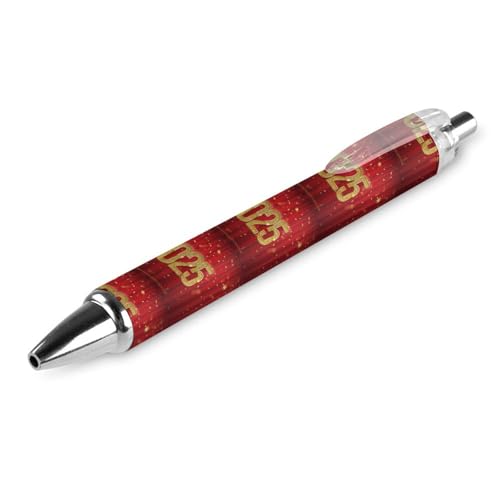 BHHJKK Happy New Year 2025 Druckkugelschreiber Schreibkugelschreiber Schwarze Tinte Kugelschreiber Geschenke für Studenten Büro Schreibwaren BHHJKK Happy New Year 2025 Druckkugelschreiber Schreibkugelschreiber Schwarze Tinte Kugelschreiber Geschenke für Studenten Büro Schreibwaren von BHHJKK