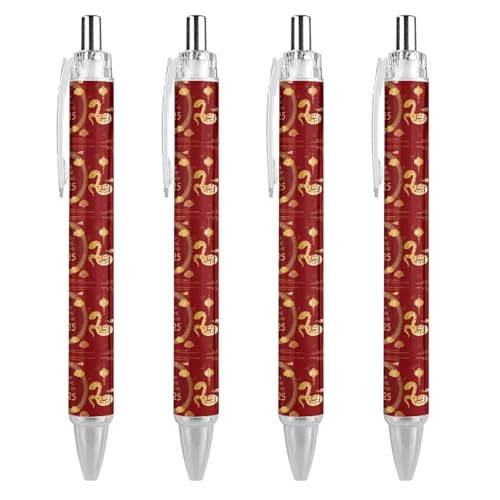 BHHJKK Jahr der Schlange 2025 Happy Chinese New Year 2025 Druckkugelschreiber Schreibkugelschreiber Schwarze Tinte Kugelschreiber Geschenke für Studenten Büro Schreibwaren BHHJKK Jahr der Schlange 2025 Happy Chinese New Year 2025 Druckkugelschreiber Schreibkugelschreiber Schwarze Tinte Kugelschreiber Geschenke für Studenten Büro Schreibwaren von BHHJKK