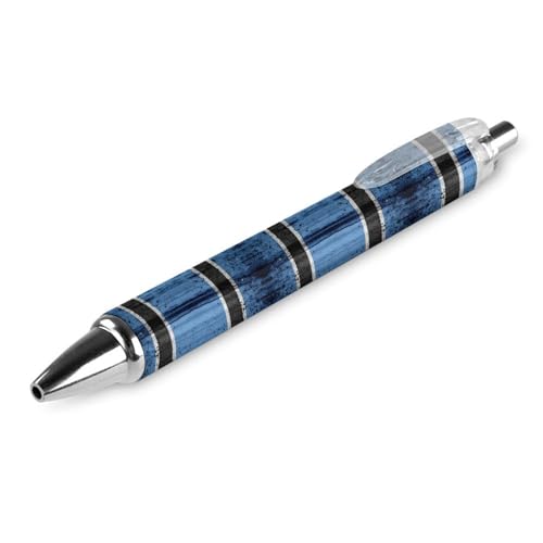 BHHJKK Schlanker einziehbarer Kugelschreiber mit Botswana-Flagge, mittlere Spitze (0,5 mm schwarze Tinte) für Männer und Frauen, klassischer Stift, 1 Stück von BHHJKK