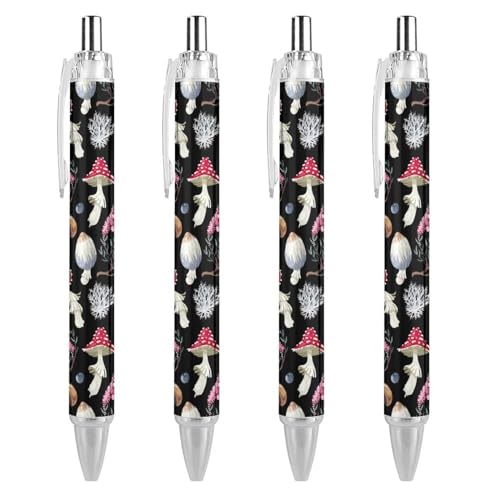 BHHJKK Stilvoller, schöner einziehbarer Kugelschreiber, Herbstblätter, coole Pilzspitze, 1 Stück, 0,5 mm, komfortabel, glattes Schreiben, Bürobedarf für Männer und Frauen BHHJKK Stilvoller, schöner einziehbarer Kugelschreiber, Herbstblätter, coole Pilzspitze, 1 Stück, 0,5 mm, komfortabel, glattes Schreiben, Bürobedarf für Männer und Frauen von BHHJKK