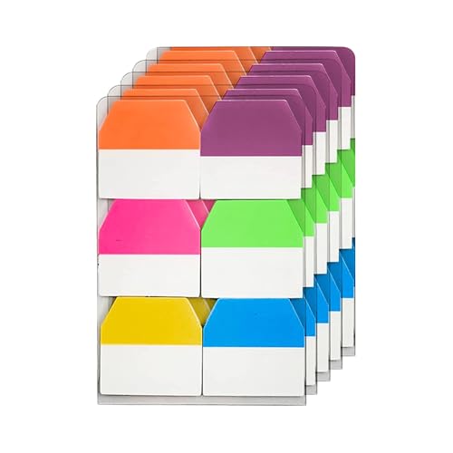 BHSTTNIXP 600 Stück Lesezeichen, Index-Seitenmarkierungen, transparent, bunt, Haftstreifen, Haftindex-Etiketten, Anmerkungen, Registerkarten für Büro, Schule, Zuhause BHSTTNIXP 600 Stück Lesezeichen, Index-Seitenmarkierungen, transparent, bunt, Haftstreifen, Haftindex-Etiketten, Anmerkungen, Registerkarten für Büro, Schule, Zuhause von BHSTTNIXP