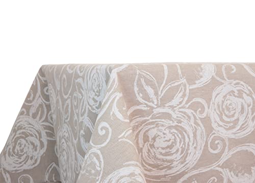 BIANCHERIAWEB Tischdecke für Küche und Wohnzimmer, Motiv Amelie Weiß, hergestellt in Italien, Tischdecke aus Miros-Stoff, 140 x 240 cm BIANCHERIAWEB Tischdecke für Küche und Wohnzimmer, Motiv Amelie Weiß, hergestellt in Italien, Tischdecke aus Miros-Stoff, 140 x 240 cm von BIANCHERIAWEB