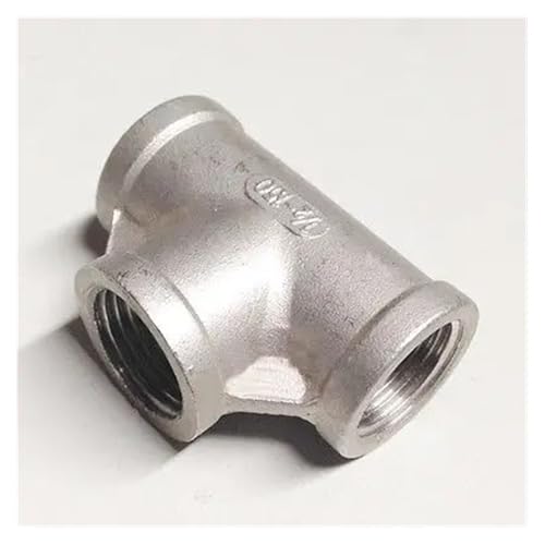 BIANMTSW 1-1/2" BSP Equal Female Tee Thread 3 Way 304 Stainless Steel Pipe Fitting Connector Coupling for Water air Gas BIANMTSW 1-1/2" BSP Equal Female Tee Thread 3 Way 304 Stainless Steel Pipe Fitting Connector Coupling for Water air Gas von BIANMTSW