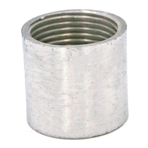 BIANMTSW 1" BSP Female Thread 304 Stainless Steel Pipe Fitting Full Socket Round Connector for Water Oil air BIANMTSW 1" BSP Female Thread 304 Stainless Steel Pipe Fitting Full Socket Round Connector for Water Oil air von BIANMTSW