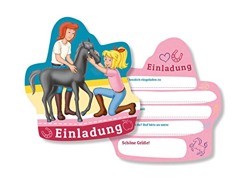 Bibi & Tina 6 Einladungskarten Kinderparty und Kindergeburtstag von DH-Konzept // Blocksberg Einladungen Invites Party Set Bibi & Tina 6 Einladungskarten Kinderparty und Kindergeburtstag von DH-Konzept // Blocksberg Einladungen Invites Party Set von Bibi & Tina