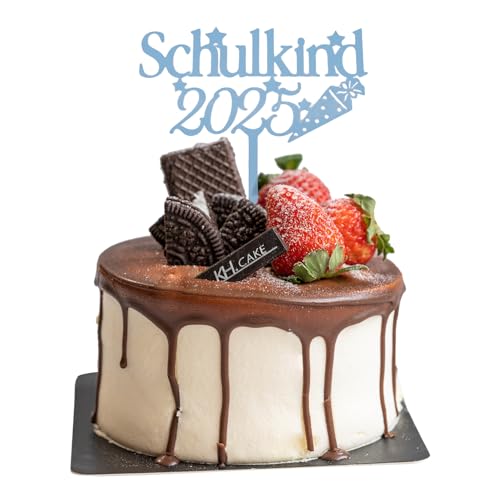 Kuchendeko Schulanfang,Endlich Schulkind Tortendeko Einschulung Mädchen Deko,Hurra 2025 Junge Schuleinführung Cake Topper,Jungen Kuchen Tortenaufleger Buchstaben für Personalisiert Torten Party Kuchendeko Schulanfang,Endlich Schulkind Tortendeko Einschulung Mädchen Deko,Hurra 2025 Junge Schuleinführung Cake Topper,Jungen Kuchen Tortenaufleger Buchstaben für Personalisiert Torten Party von BIBITI