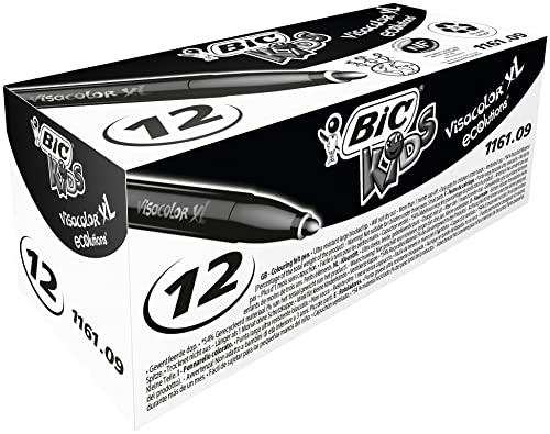 BIC KIDS VISACOLOR XL ZWART -, 1 Stück (12er Pack) von BIC Kids