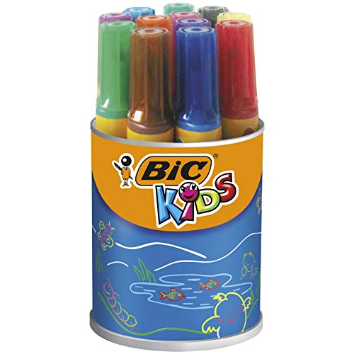 BIC KiDS Decoral Filzstifte, Trommel mit 12 Stück BIC KiDS Decoral Filzstifte, Trommel mit 12 Stück von BIC