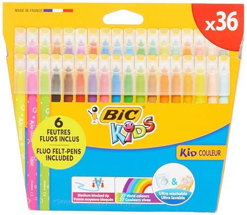 BIC Kids Filzstifte, bunt Etui de 36 von Bic Kids