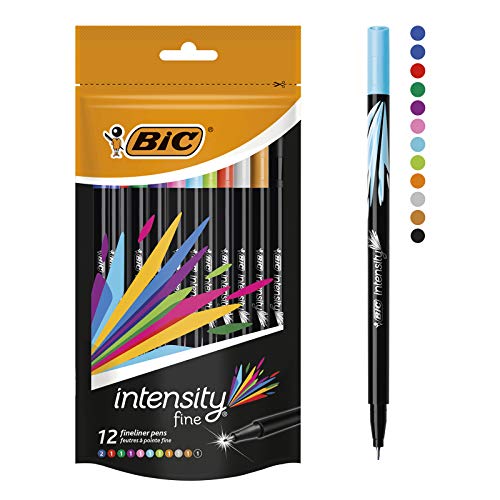 BIC 12 Intensität Fineliner – sortiert (12 Stück) von BIC