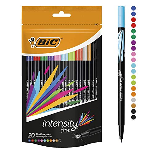 BIC 20 Intensität Fineliner – sortiert (20 Stück) von Bic