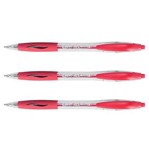 BIC 3 Stück Kugelschreiber, einziehbar, Atlantis Classic, mittlere Spitze, 1 mm, Rot BIC 3 Stück Kugelschreiber, einziehbar, Atlantis Classic, mittlere Spitze, 1 mm, Rot von BIC