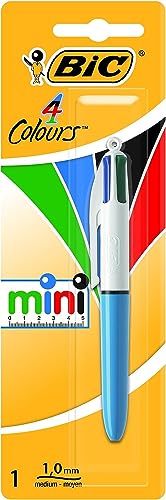 BIC 4 Farben Kugelschreiber 4 Colours Mini, 1er Pack, Ideal für das Büro, das Home Office oder die Schule BIC 4 Farben Kugelschreiber 4 Colours Mini, 1er Pack, Ideal für das Büro, das Home Office oder die Schule von BIC