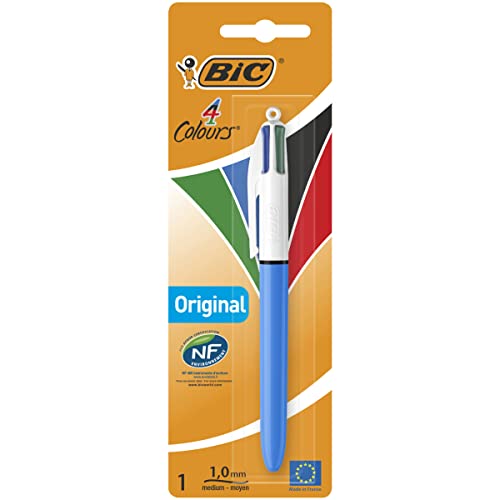 BIC 4 Farben Kugelschreiber 4 Colours Original, 1er Pack, Ideal für das Büro, das Home Office oder die Schule BIC 4 Farben Kugelschreiber 4 Colours Original, 1er Pack, Ideal für das Büro, das Home Office oder die Schule von BIC