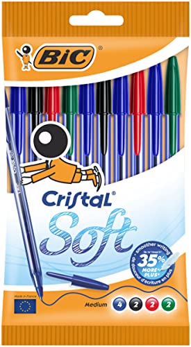 BIC 918533 Kugelschreiber Cristal Soft, 10-er Packung, sortiert BIC 918533 Kugelschreiber Cristal Soft, 10-er Packung, sortiert von BIC Cristal