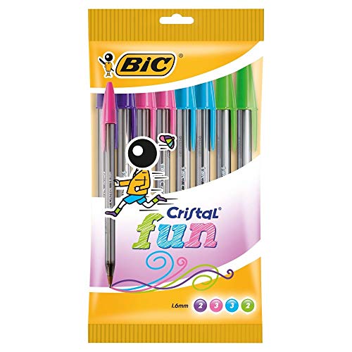 BIC Cristal Fun Pack Stifte 10 bolígrafos von BIC