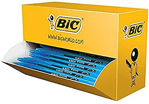BIC Cristal V2 Gel-Tintenroller, 0,7 mm Spitze, 0,5 mm Strichbreite, Schwarz, 40 Stück blau BIC Cristal V2 Gel-Tintenroller, 0,7 mm Spitze, 0,5 mm Strichbreite, Schwarz, 40 Stück blau von BIC
