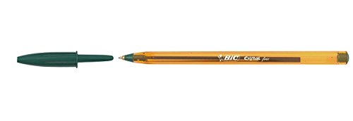BIC Kugelschreiber Cristal Fine, Strichfarbe: grün von BIC