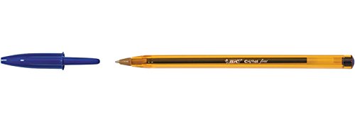 BIC 872730 Kugelschreiber Cristal fine – 50 Kulis in Blau – Strichstärke,0,35 mm - - fein – Dokumentenecht von BIC