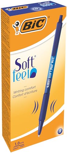 BIC 8373982-8373982 Kugelschreiber Blau Clip-on Retractable Ballpoint Pen 12 Stück(e) SoftFeel Clic Retractable Ballpoint Pen Blue PK12 BIC 8373982-8373982 Kugelschreiber Blau Clip-on Retractable Ballpoint Pen 12 Stück(e) SoftFeel Clic Retractable Ballpoint Pen Blue PK12 von BIC Soft Feel