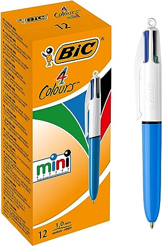 BIC 4 Farben Kugelschreiber Set 4 Colours Mini, 12er Pack, Ideal für das Büro, das Home Office oder die Schule BIC 4 Farben Kugelschreiber Set 4 Colours Mini, 12er Pack, Ideal für das Büro, das Home Office oder die Schule von BIC
