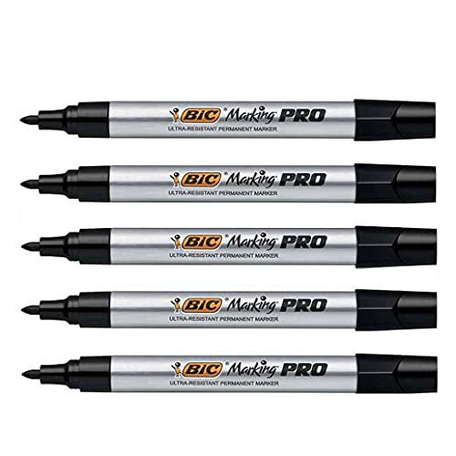 BIC Permanentmarker, 5 Stück, Schwarz BIC Permanentmarker, 5 Stück, Schwarz von BIC