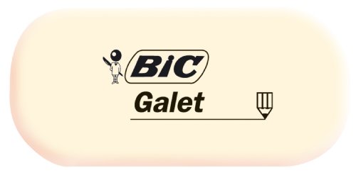 BiC 927866 Radierer GALET, synthetischer Kautschuk, 28 x 13 x 58 mm von BIC