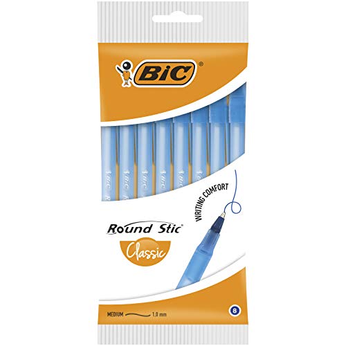 BIC Round Stic Kugelschreiber, Blau, 8 Stück BIC Round Stic Kugelschreiber, Blau, 8 Stück von BIC