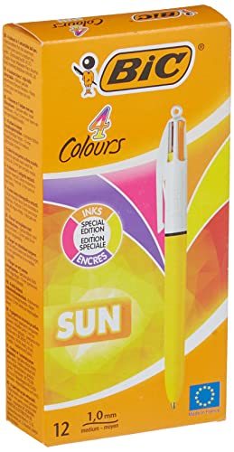 BIC Sun Kugelschreiber, 4 Farben, 12 Stück BIC Sun Kugelschreiber, 4 Farben, 12 Stück von BIC
