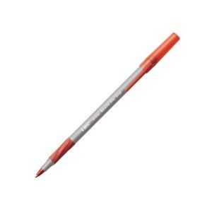 BIC Ultra Round Stic Grip Kugelschreiber, mittlere Spitze, rot, 12 kt BIC GSMG11RD BIC Ultra Round Stic Grip Kugelschreiber, mittlere Spitze, rot, 12 kt BIC GSMG11RD von BIC