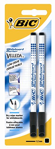 Velleda 1721 Radierbare Marker, BIC, feine Spitze, Schwarz, 2 Stück Velleda 1721 Radierbare Marker, BIC, feine Spitze, Schwarz, 2 Stück von BIC