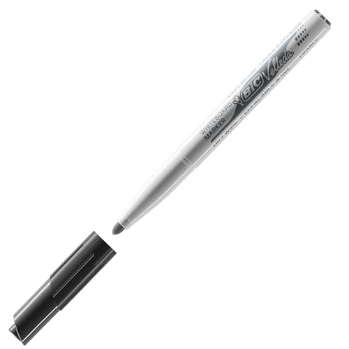 BIC Velleda 1741 Whiteboard-Marker, Medium, Schwarz, 12 Stück BIC Velleda 1741 Whiteboard-Marker, Medium, Schwarz, 12 Stück von BIC